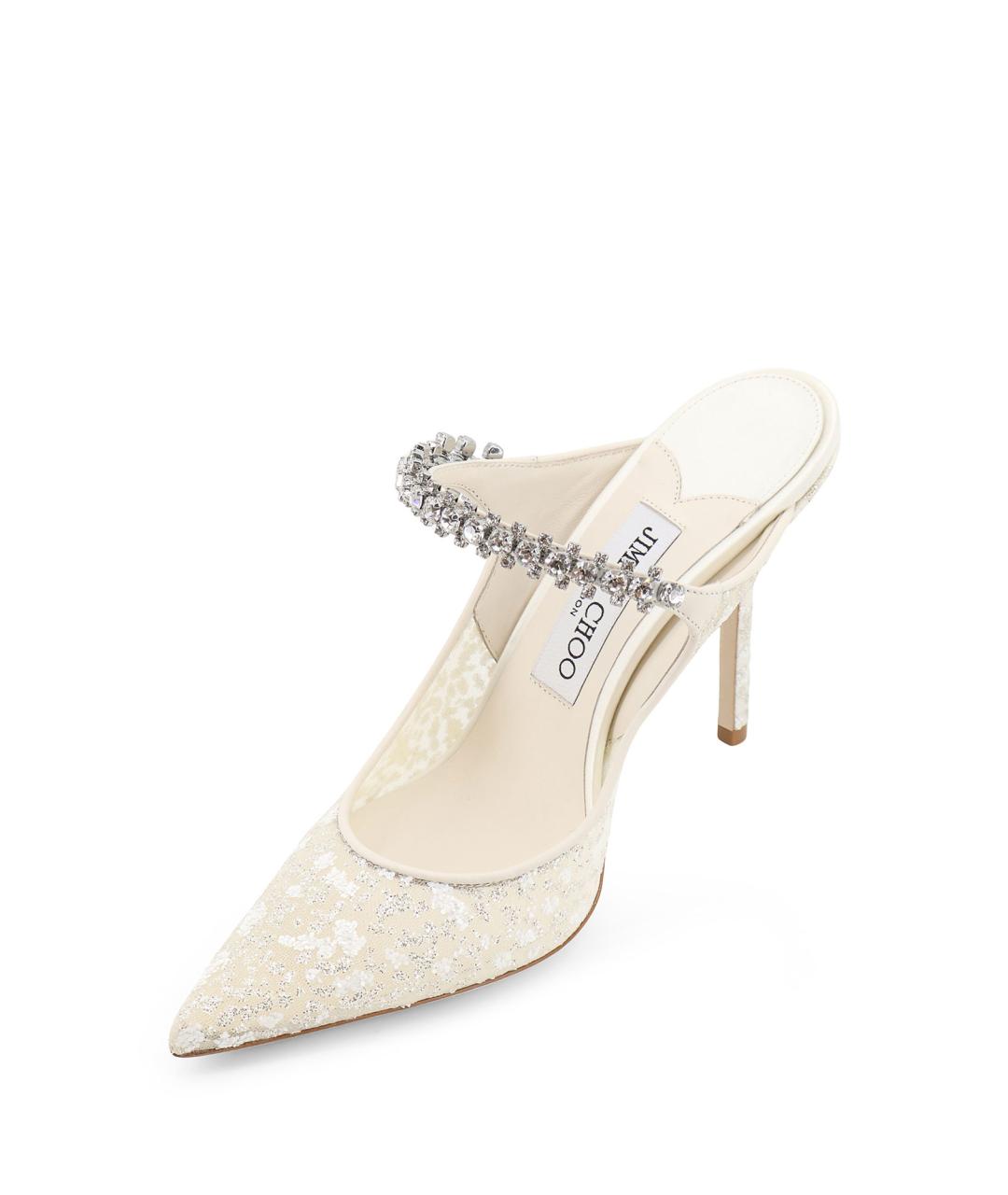 JIMMY CHOO Мульти текстильные мюли, фото 4