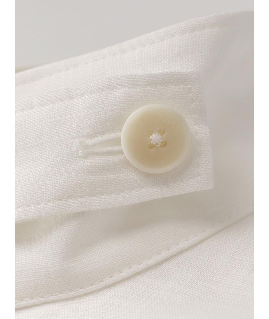 LORO PIANA Белая льняная куртка, фото 3