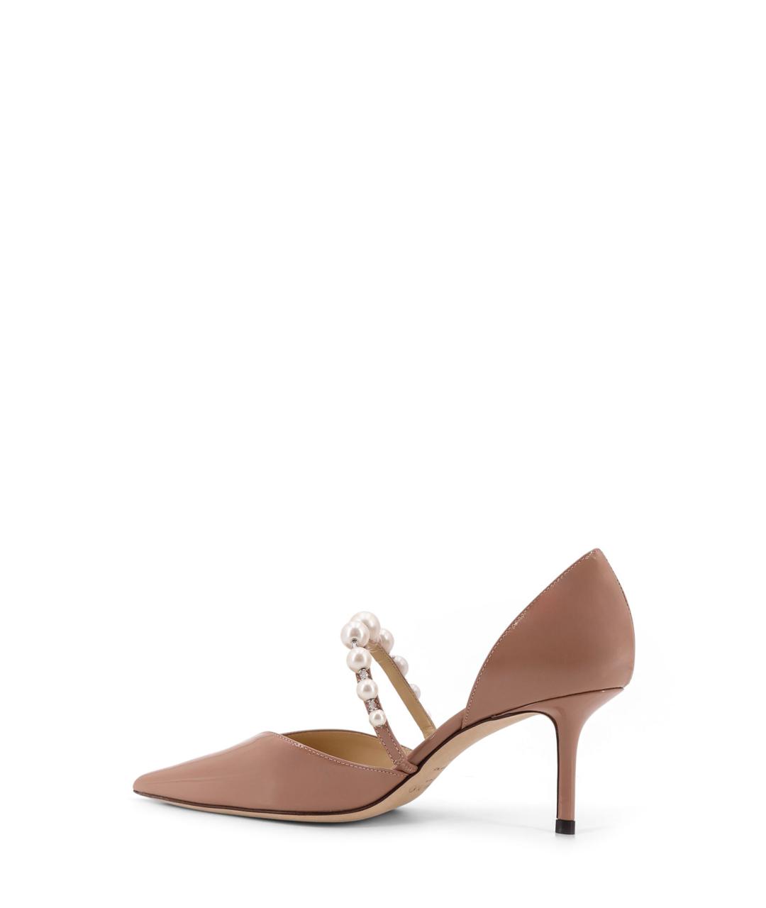 JIMMY CHOO Розовые кожаные туфли, фото 3