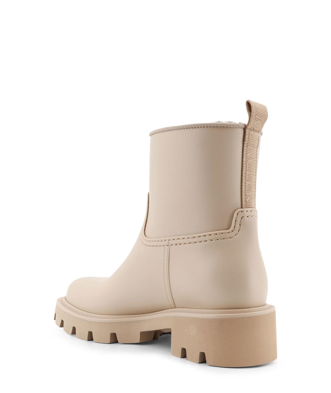 MONCLER Бежевые резиновые ботинки, фото 3