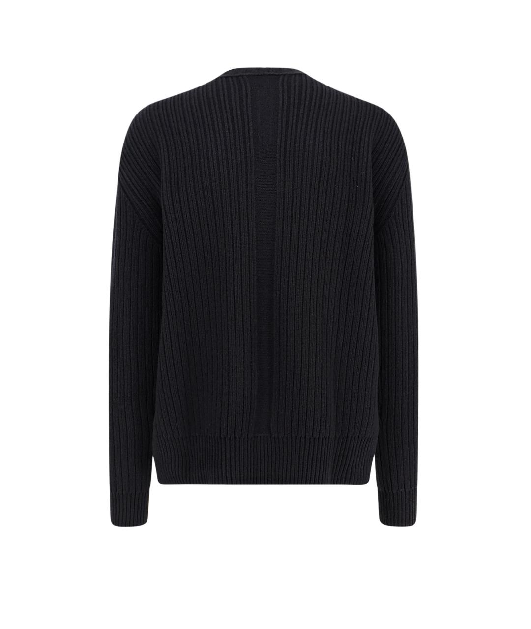 RICK OWENS Черный шерстяной джемпер / свитер, фото 2