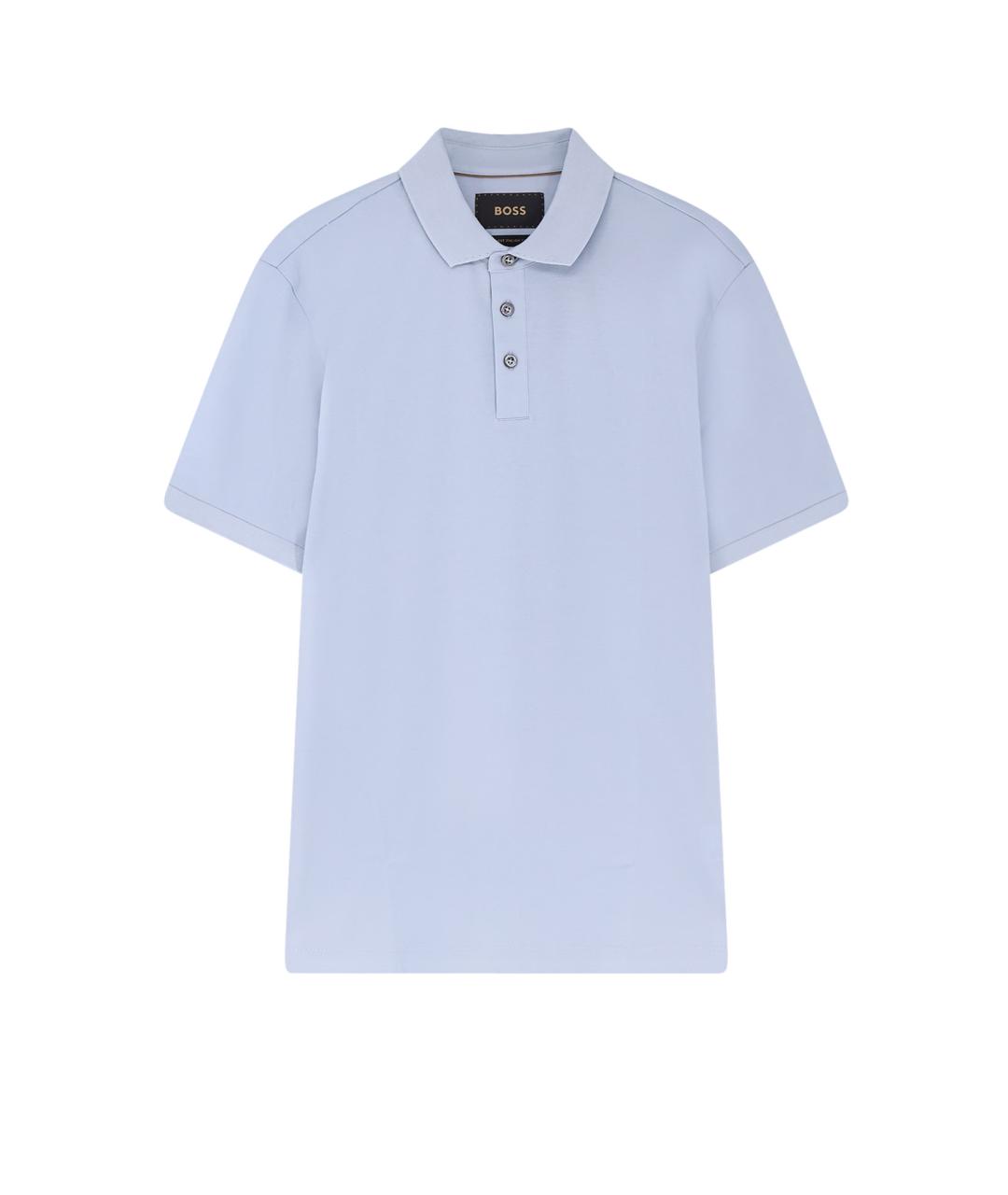 HUGO BOSS Синяя хлопковая футболка, фото 1