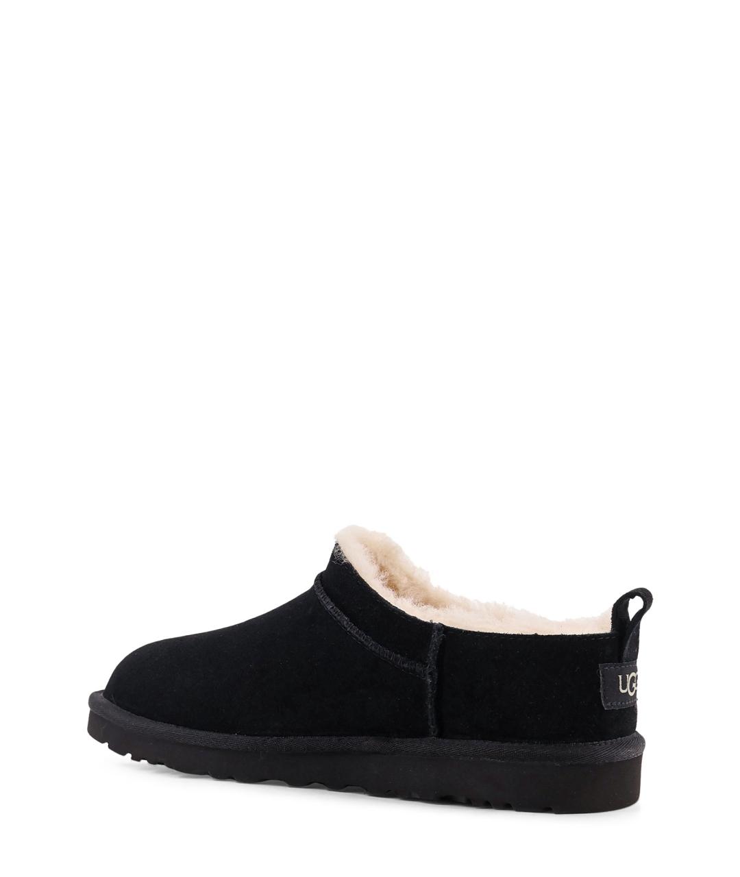 UGG AUSTRALIA Черные замшевые низкие ботинки, фото 3