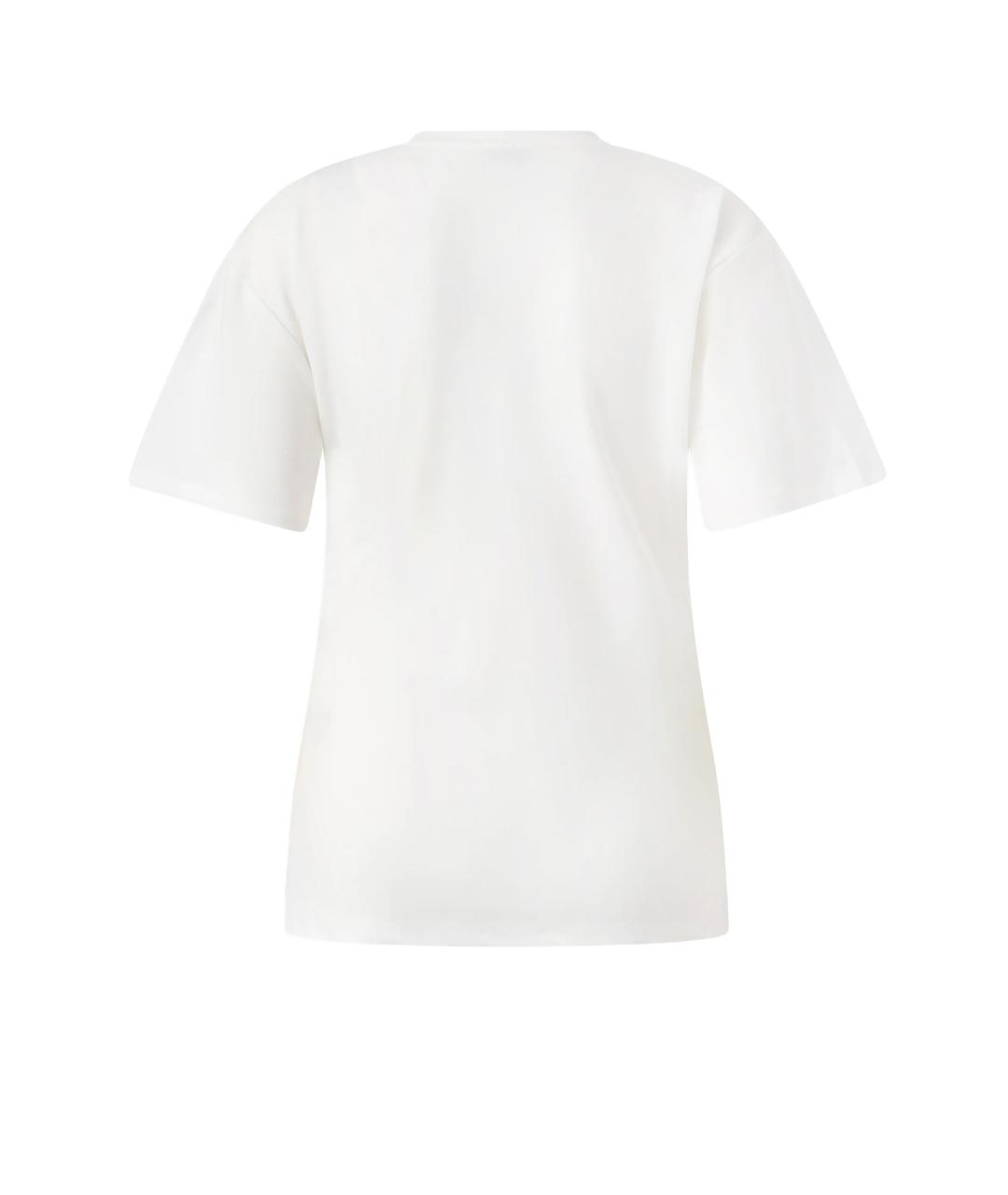 PINKO Белая хлопковая футболка, фото 2