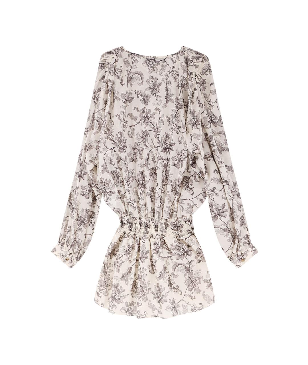 GOLDEN GOOSE DELUXE BRAND Мульти хлопковое повседневное платье, фото 2