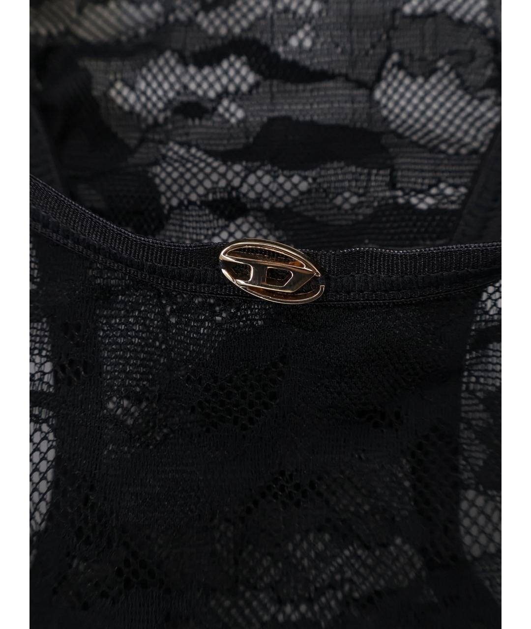 DIESEL Черное полиамидовое боди, фото 3