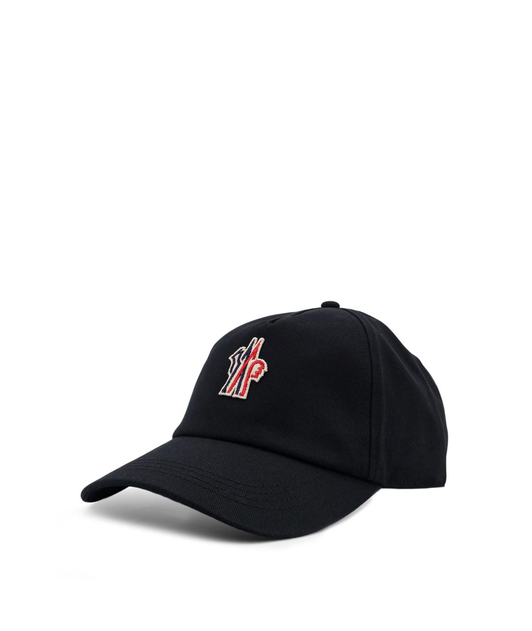 MONCLER GRENOBLE Черная хлопковая кепка/бейсболка, фото 2