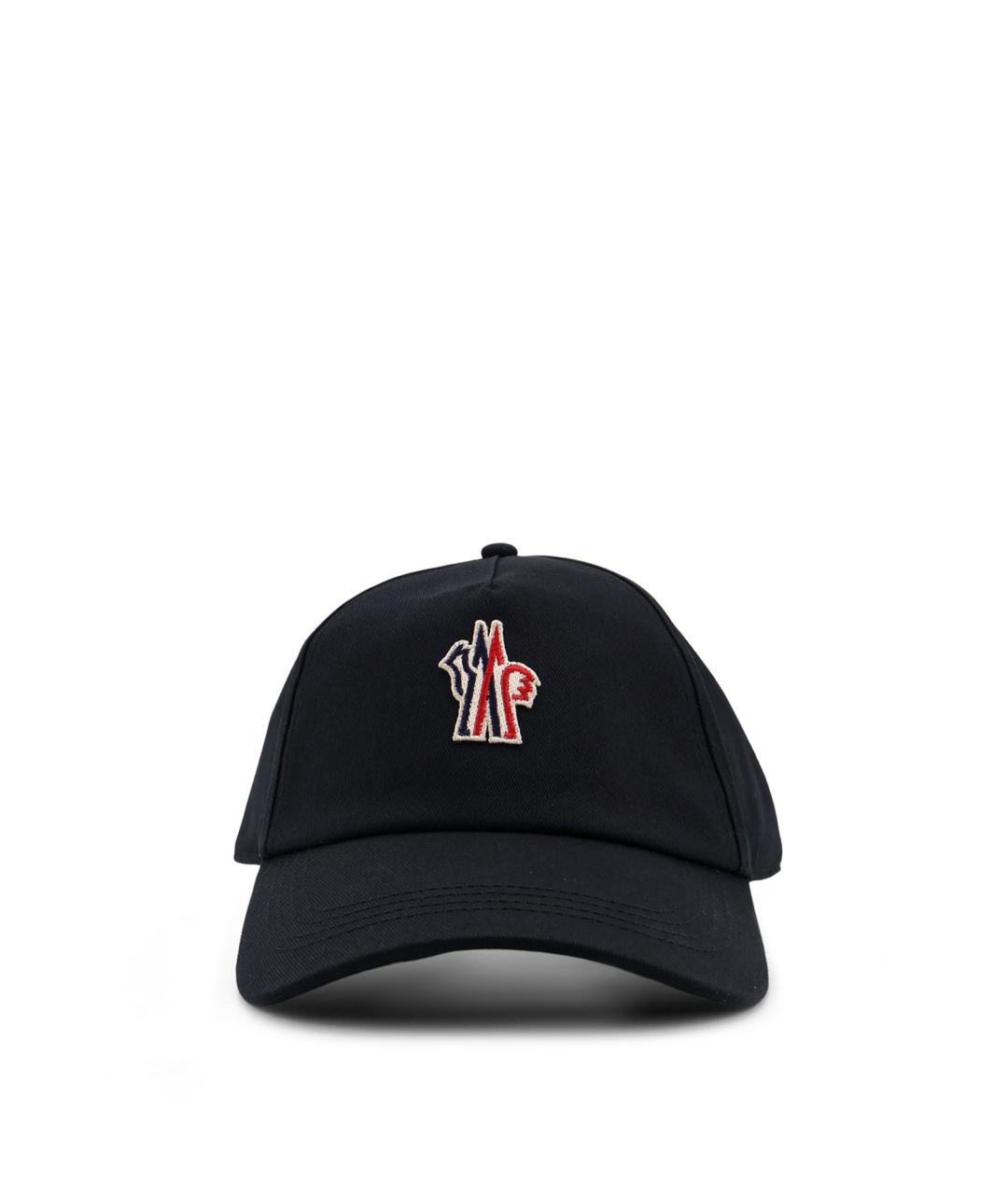 MONCLER GRENOBLE Черная хлопковая кепка/бейсболка, фото 1