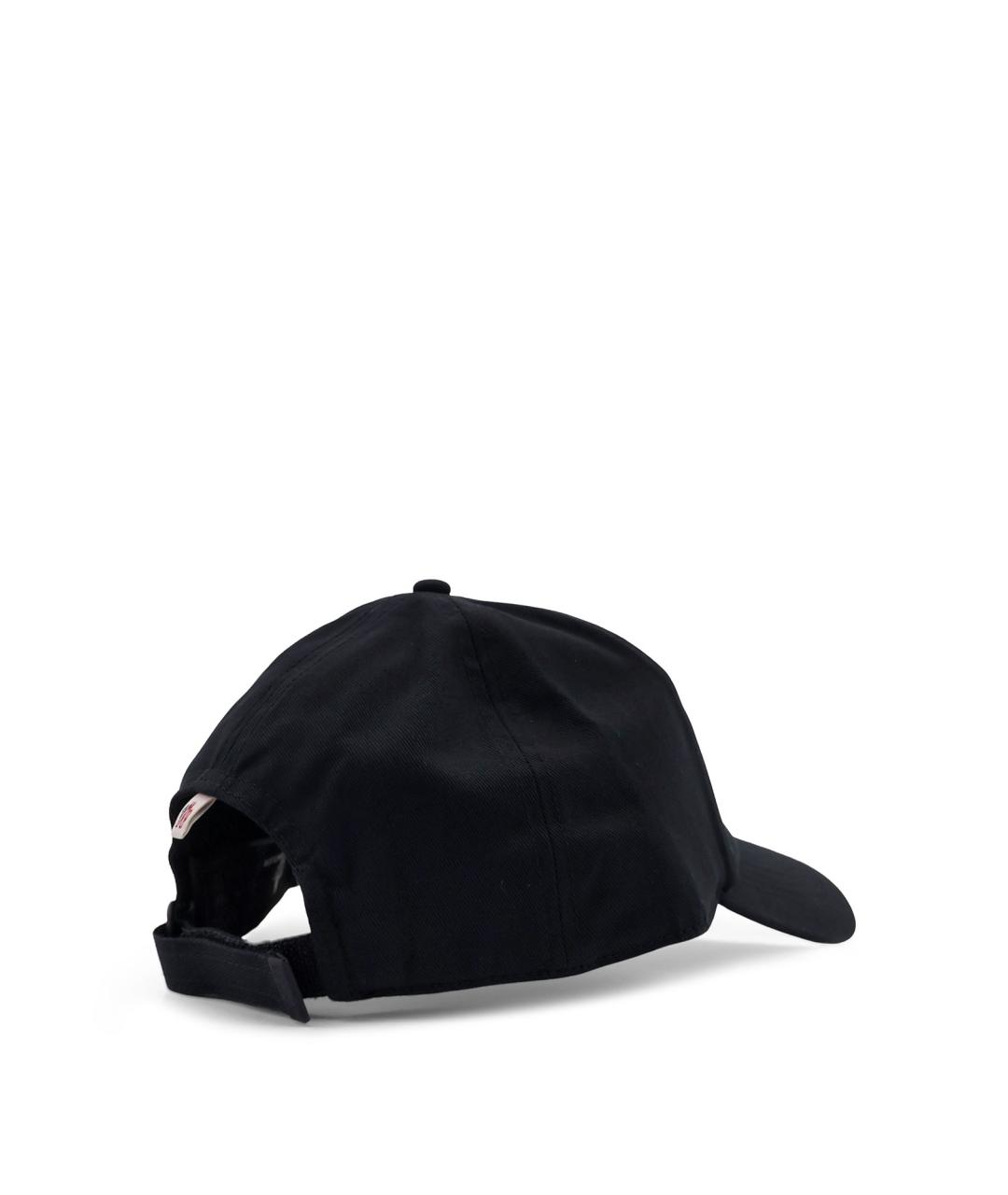 MONCLER GRENOBLE Черная хлопковая кепка/бейсболка, фото 3