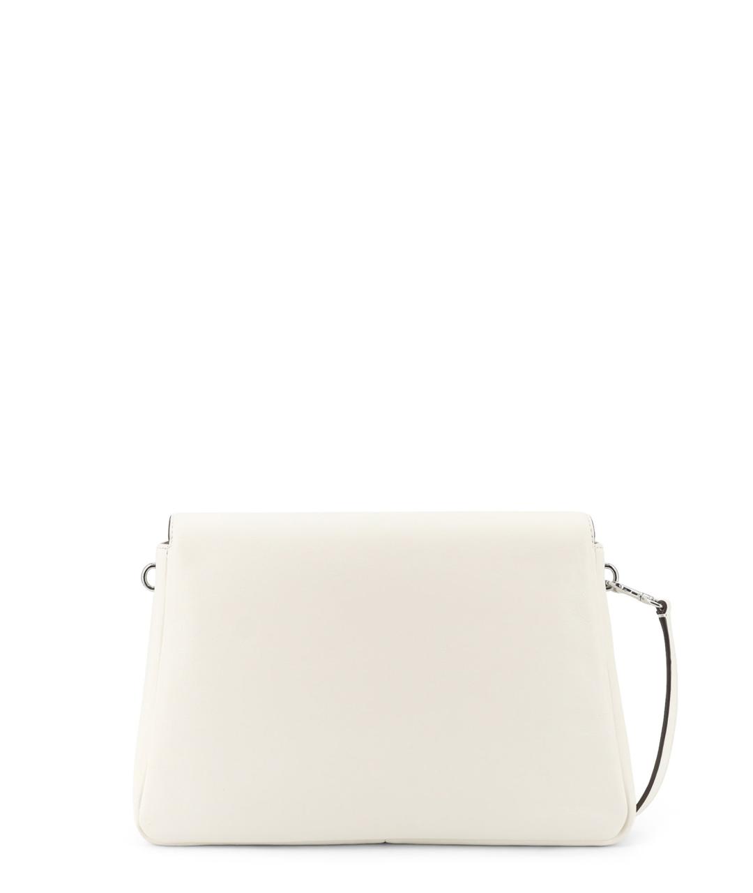 TORY BURCH Белая кожаная сумка через плечо, фото 2