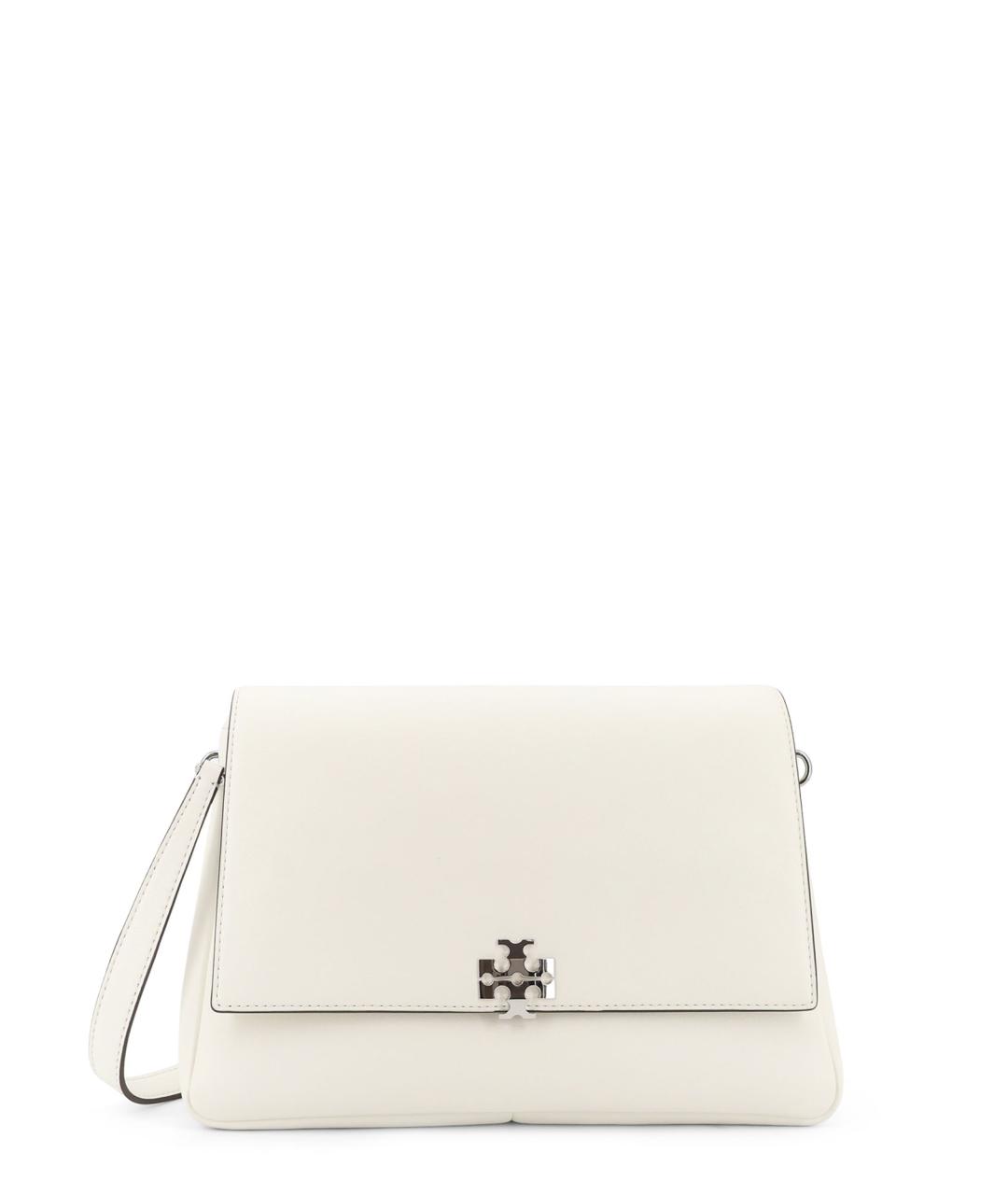 TORY BURCH Белая кожаная сумка через плечо, фото 1