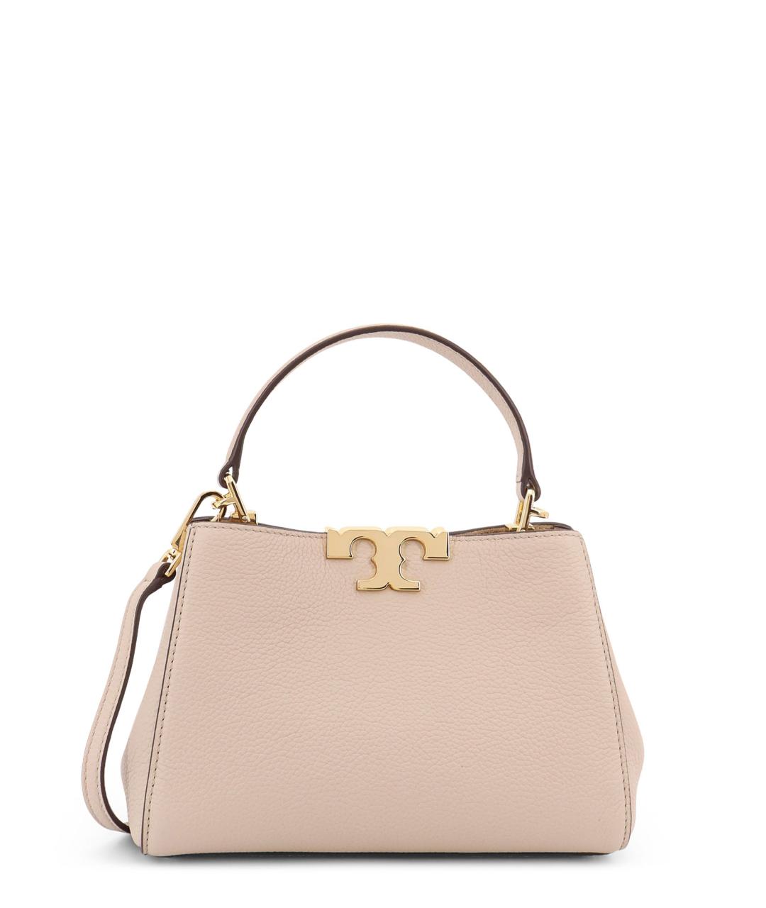 TORY BURCH Бежевая кожаная сумка тоут, фото 1