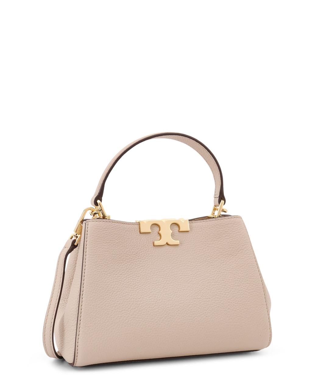 TORY BURCH Бежевая кожаная сумка тоут, фото 3