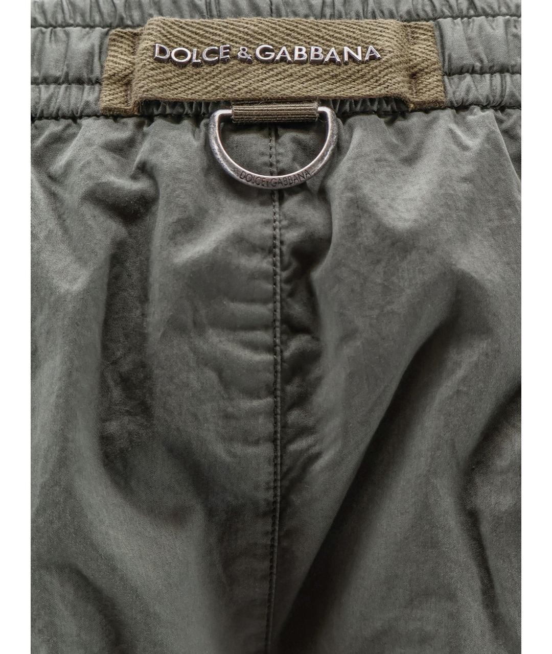 DOLCE&GABBANA Серые хлопковые шорты, фото 3