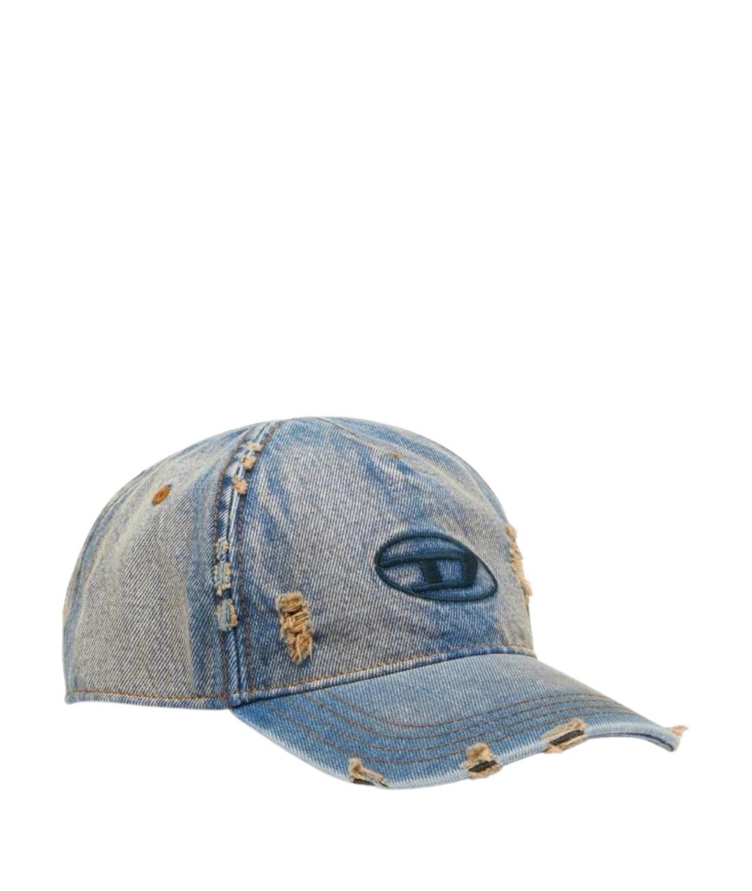 DIESEL Синяя хлопковая кепка/бейсболка, фото 1