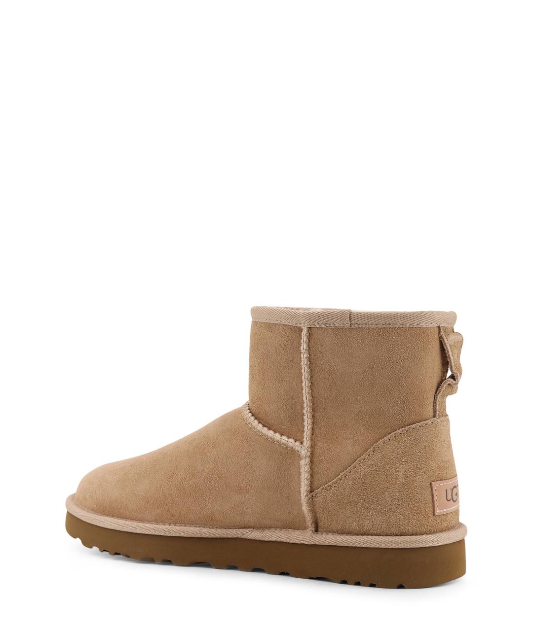 UGG AUSTRALIA Бежевые замшевые ботинки, фото 3