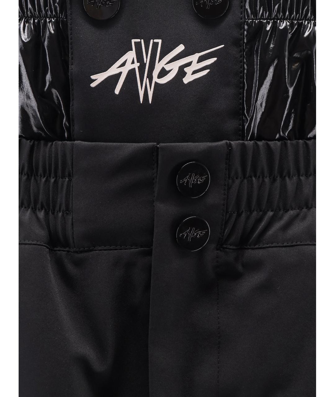 MONCLER Черные полиамидовые шорты, фото 3