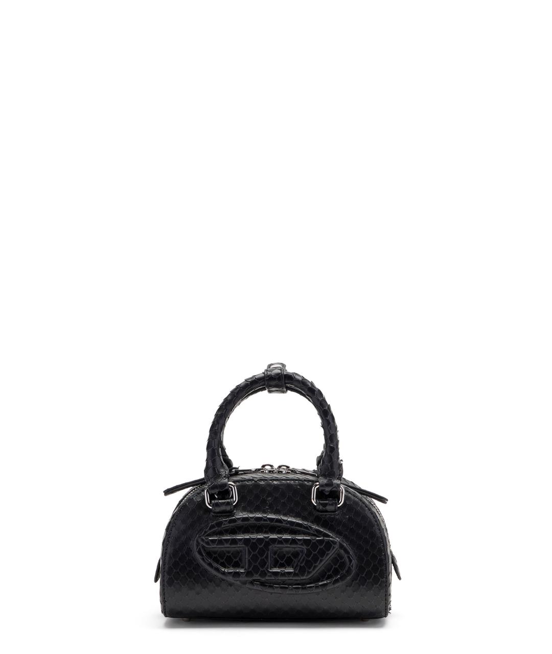 DIESEL Черная кожаная сумка тоут, фото 1