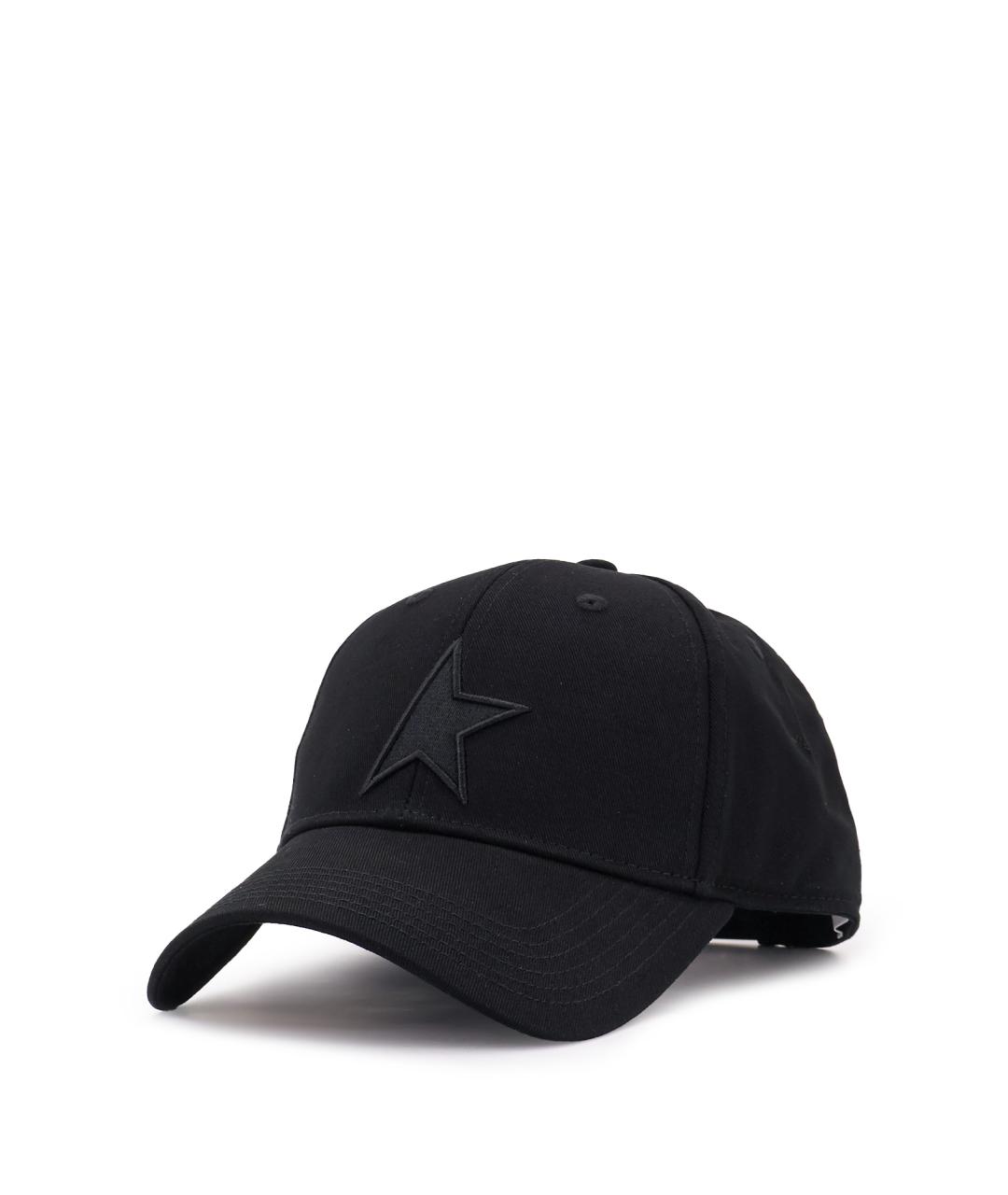 GOLDEN GOOSE DELUXE BRAND Черная хлопковая кепка/бейсболка, фото 2