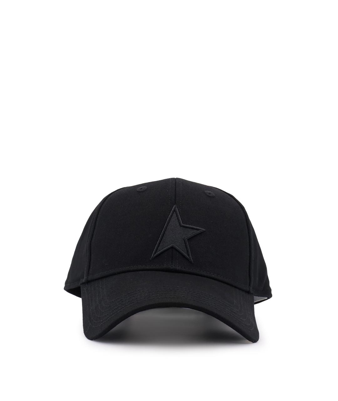 GOLDEN GOOSE DELUXE BRAND Черная хлопковая кепка/бейсболка, фото 1