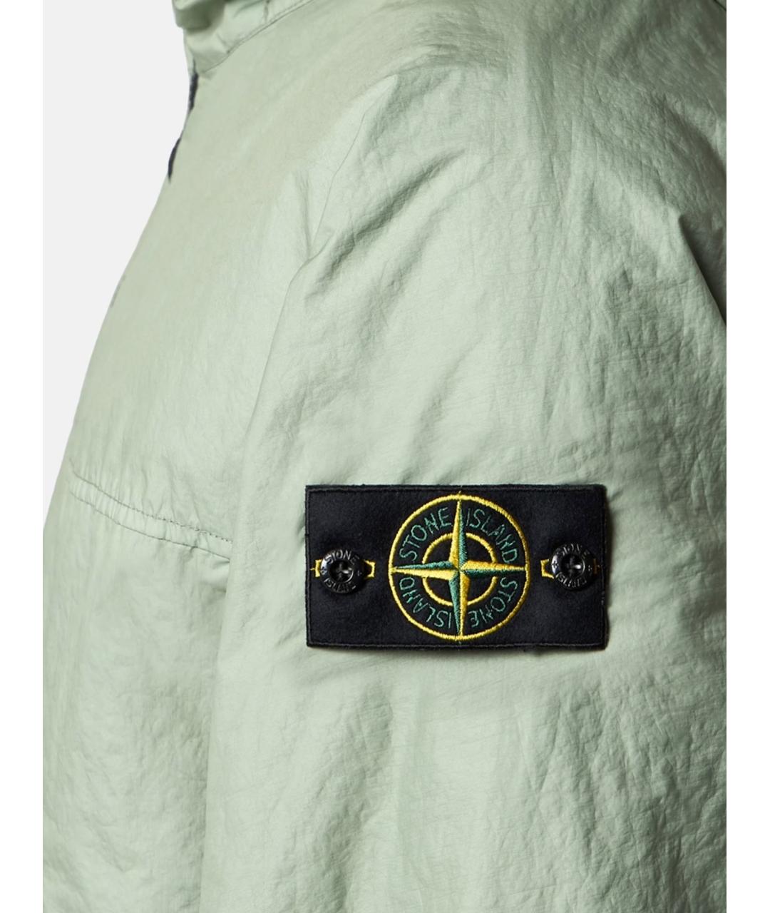 STONE ISLAND Зеленая полиамидовая куртка, фото 3