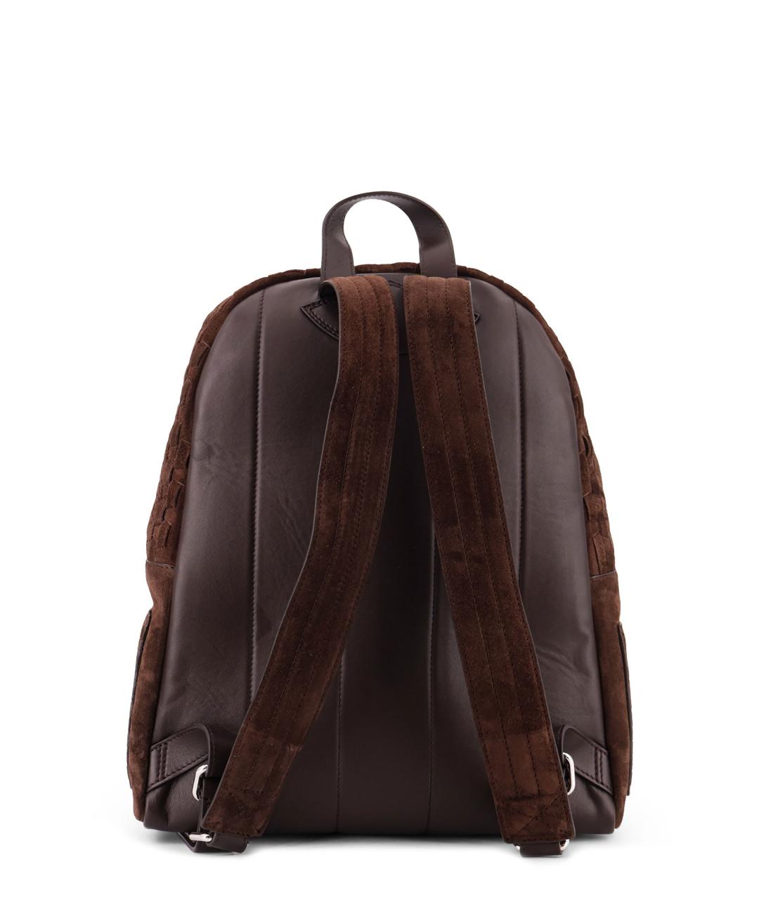 ORCIANI Коричневый замшевый рюкзак, фото 2