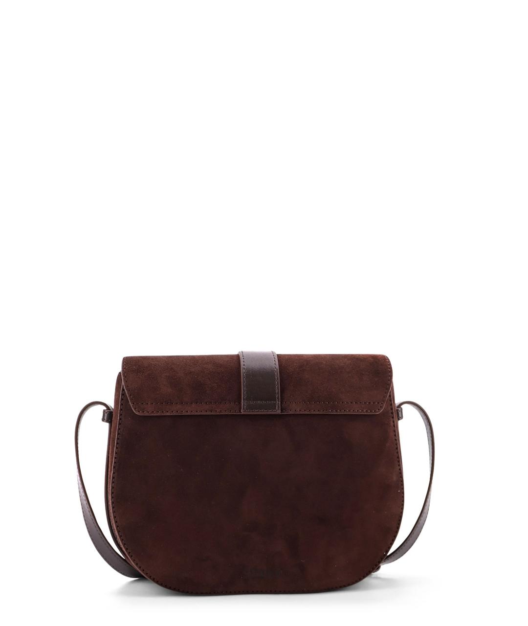 STAUD Коричневая кожаная сумка через плечо, фото 2