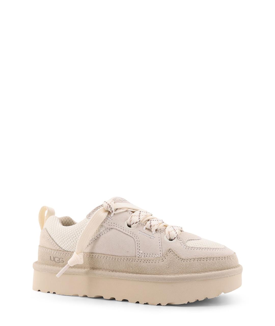 UGG AUSTRALIA Бежевые замшевые кроссовки, фото 2