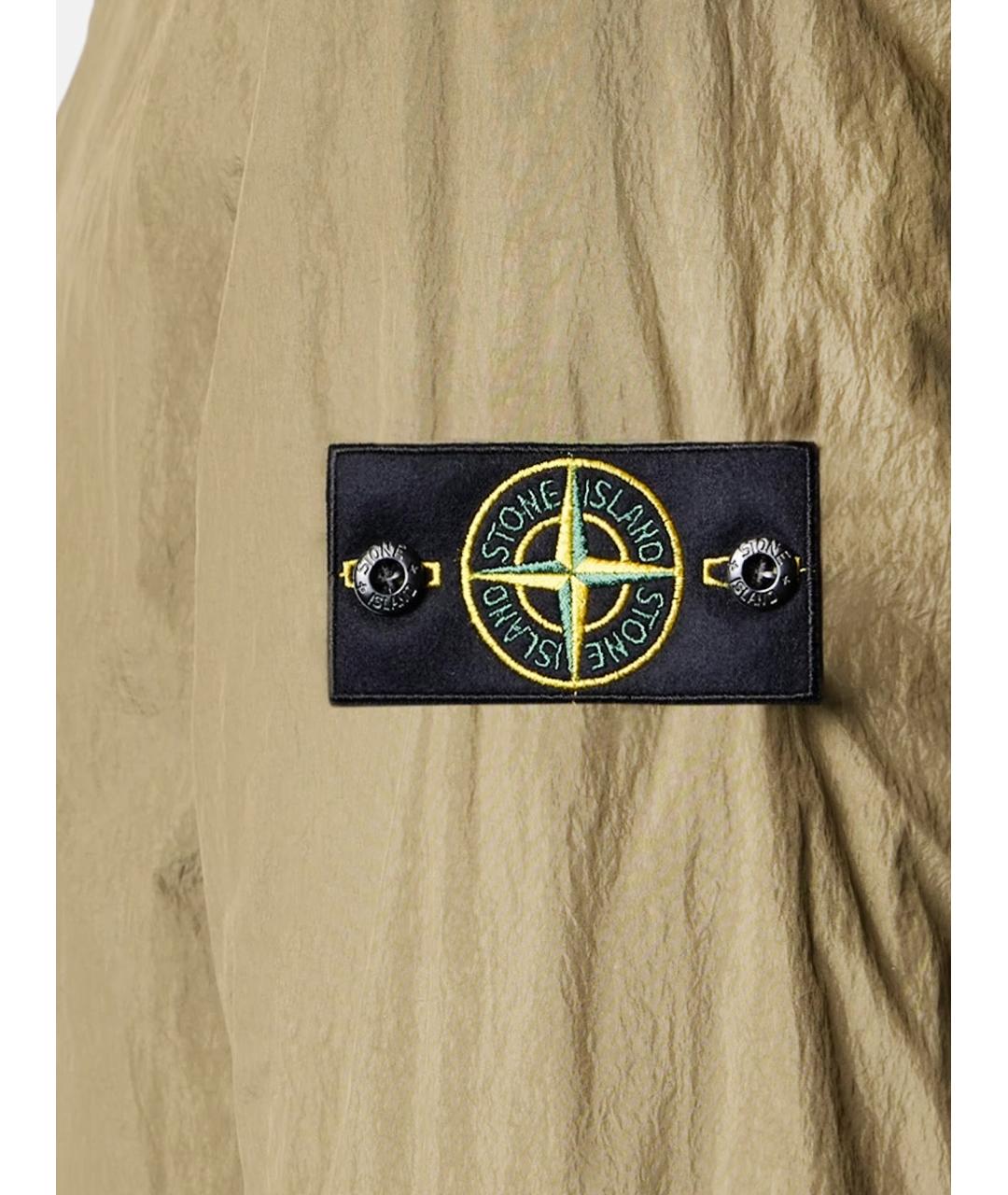 STONE ISLAND Хаки полиамидовая куртка, фото 3