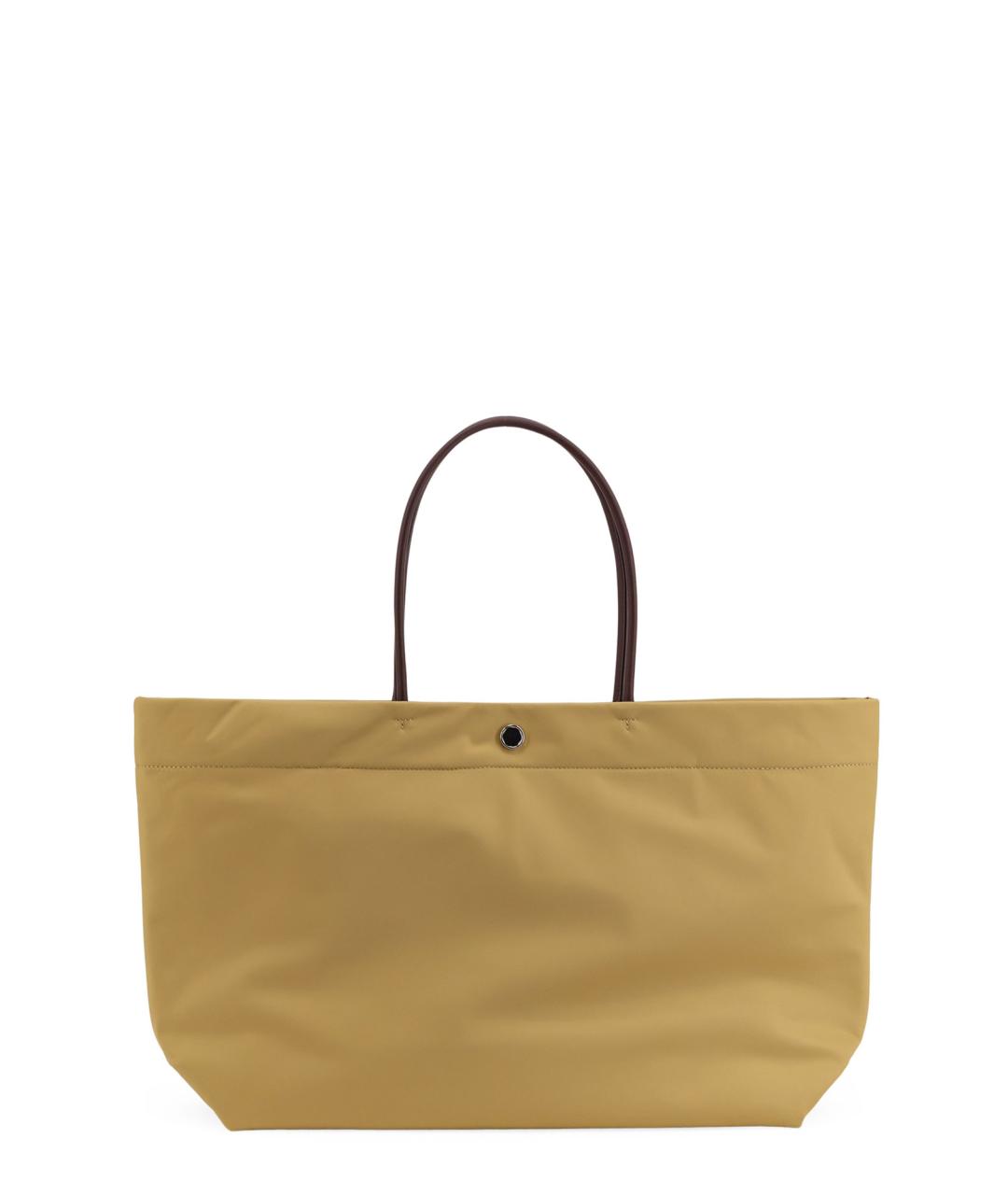 TORY BURCH Бежевая синтетическая сумка тоут, фото 2