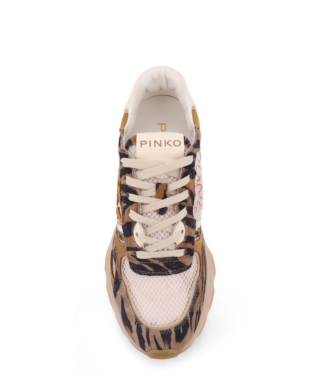 PINKO Мульти замшевые кроссовки, фото 5