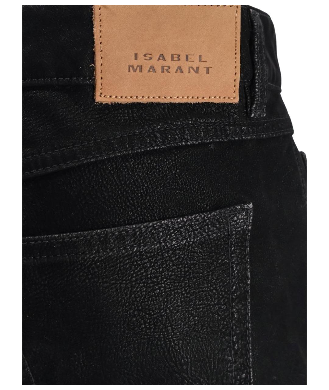 ISABEL MARANT ETOILE Черные джинсы слим, фото 3