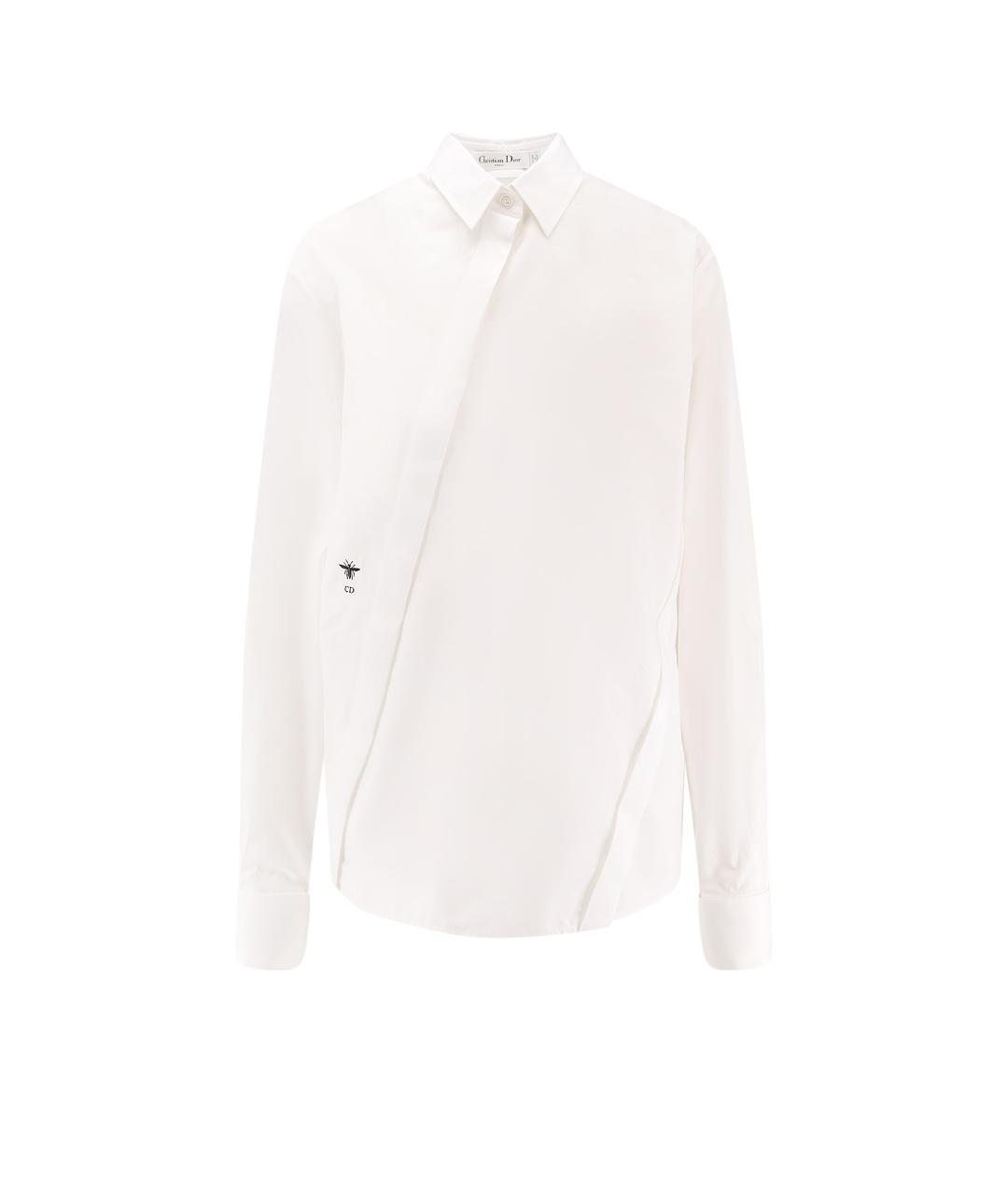 CHRISTIAN DIOR Белая хлопковая рубашка, фото 1
