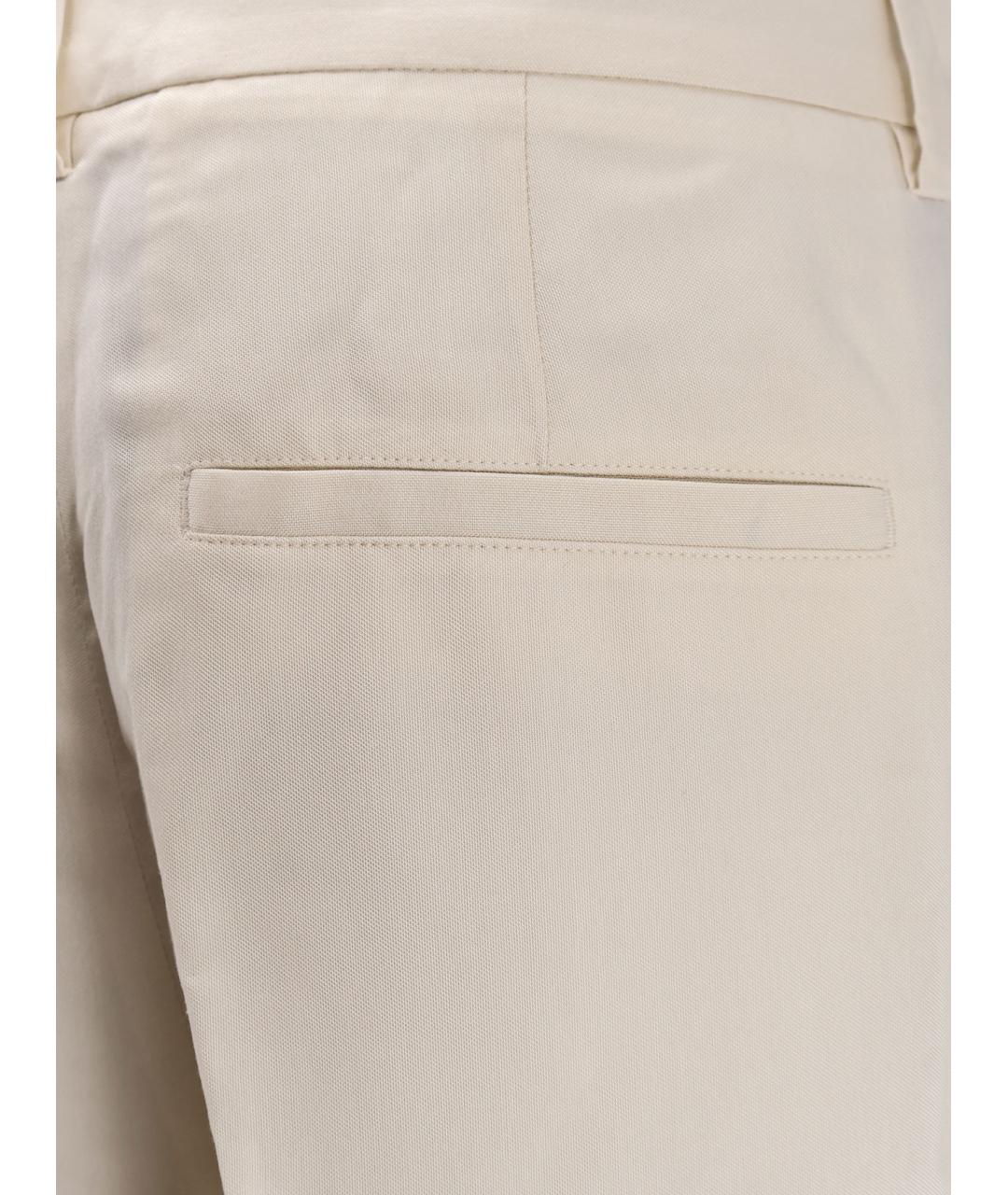 TOTEME Бежевые вискозные брюки узкие, фото 3