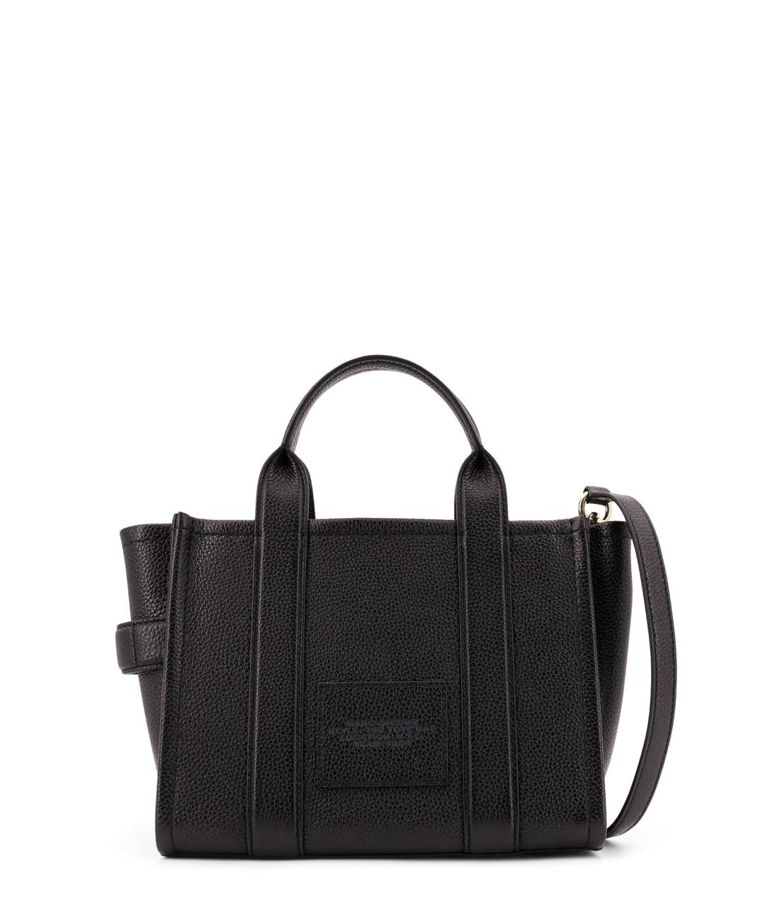 MARC JACOBS Черная кожаная сумка тоут, фото 2