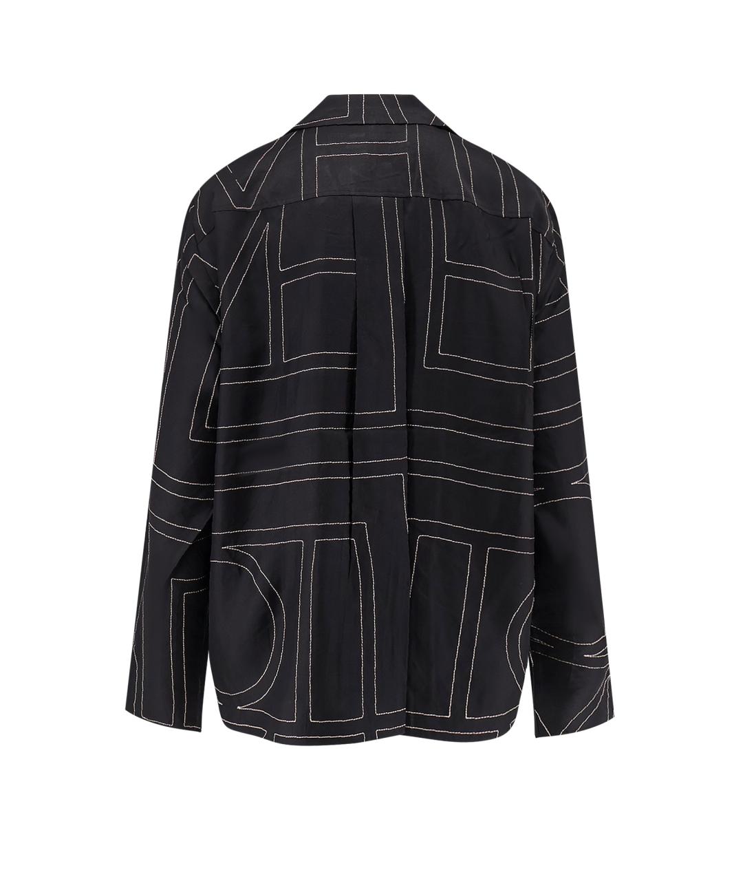 TOTEME Черная шелковая рубашка, фото 2