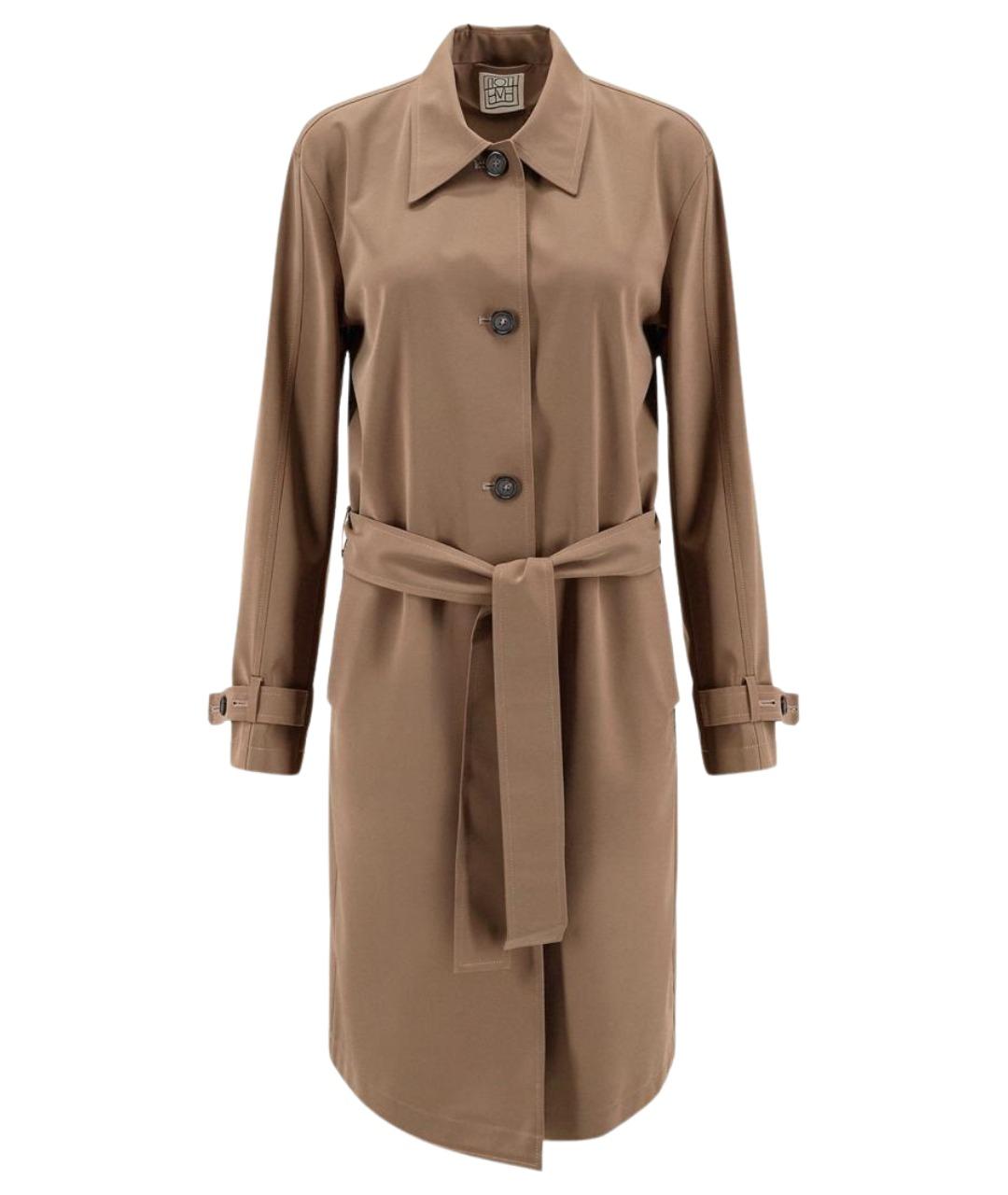 TOTEME Коричневый хлопковый тренч/плащ, фото 1