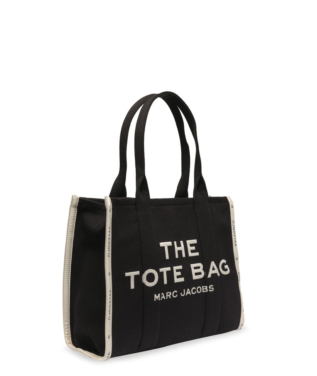 MARC JACOBS Черная тканевая сумка тоут, фото 3