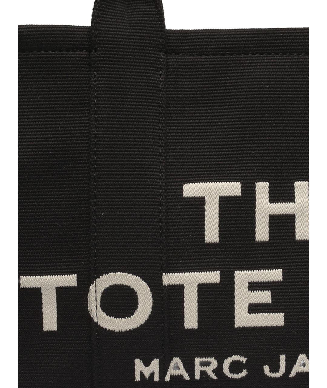 MARC JACOBS Черная тканевая сумка тоут, фото 4