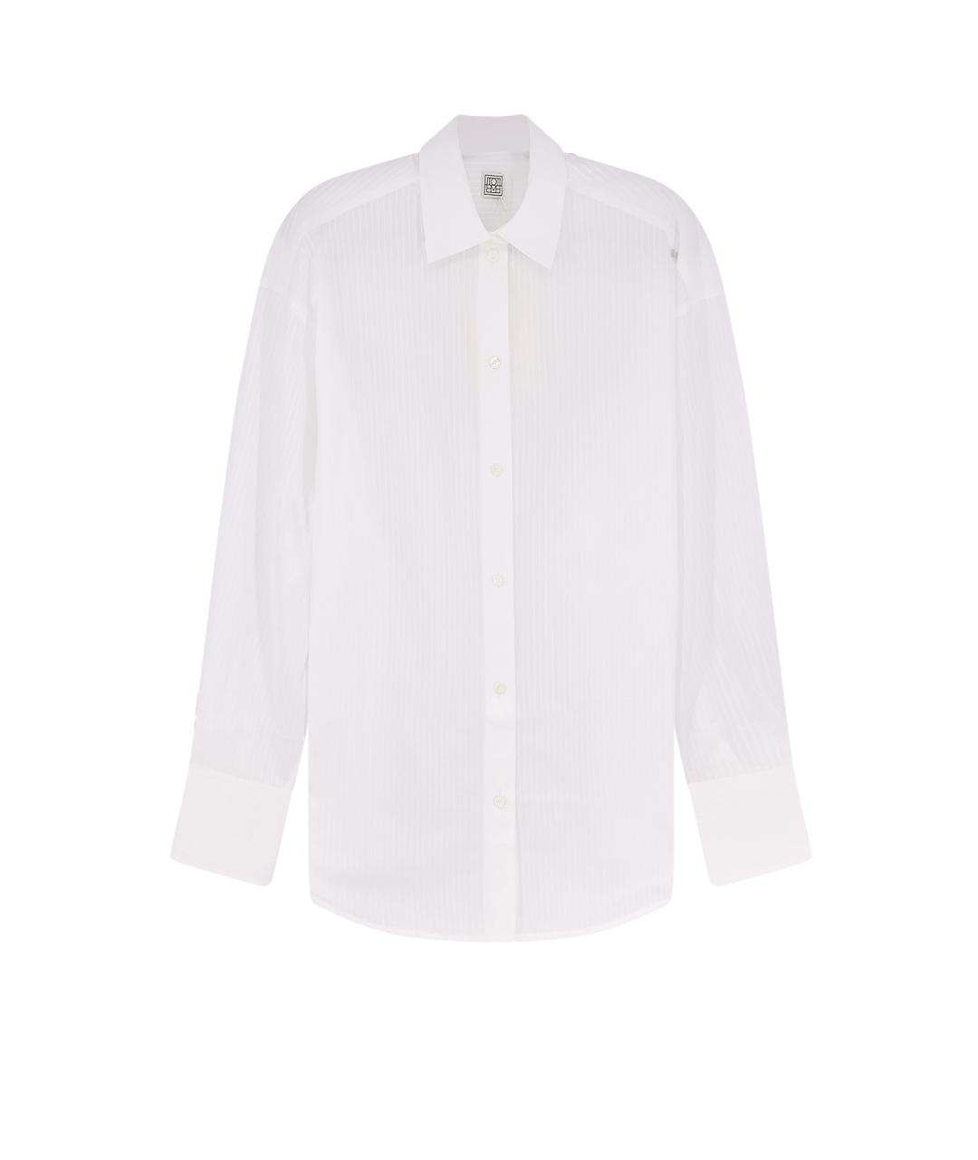 TOTEME Белая хлопковая рубашка, фото 1