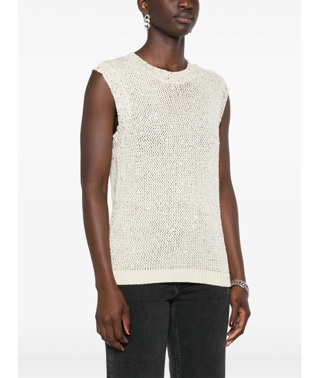 GOLDEN GOOSE DELUXE BRAND Белая полиамидовая жилетка, фото 3