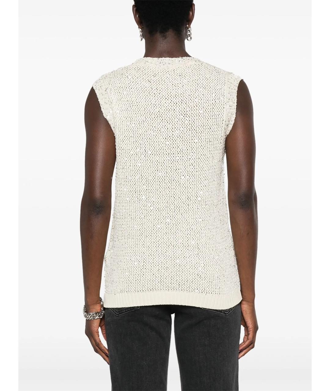 GOLDEN GOOSE DELUXE BRAND Белая полиамидовая жилетка, фото 5