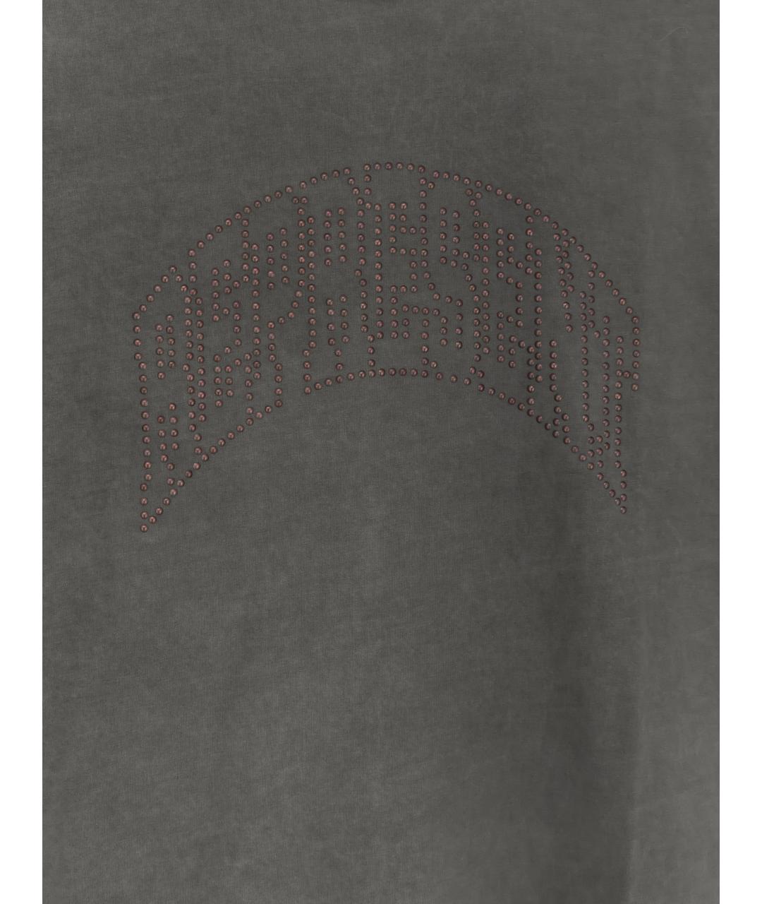 REPRESENT Серая хлопковая футболка, фото 3