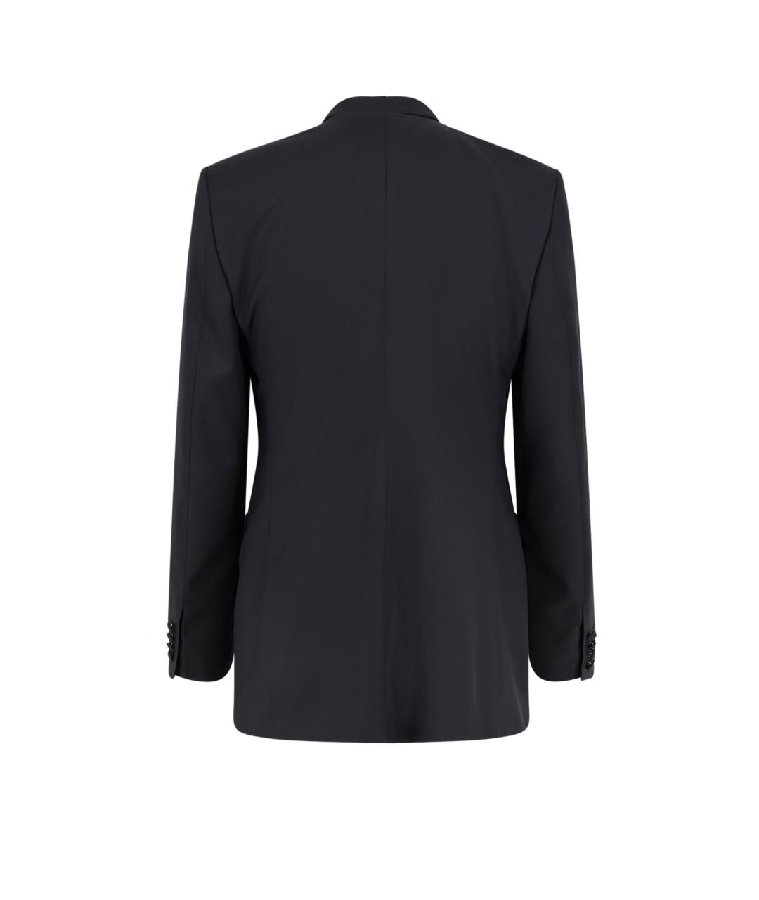DOLCE&GABBANA Черный шерстяной пиджак, фото 2
