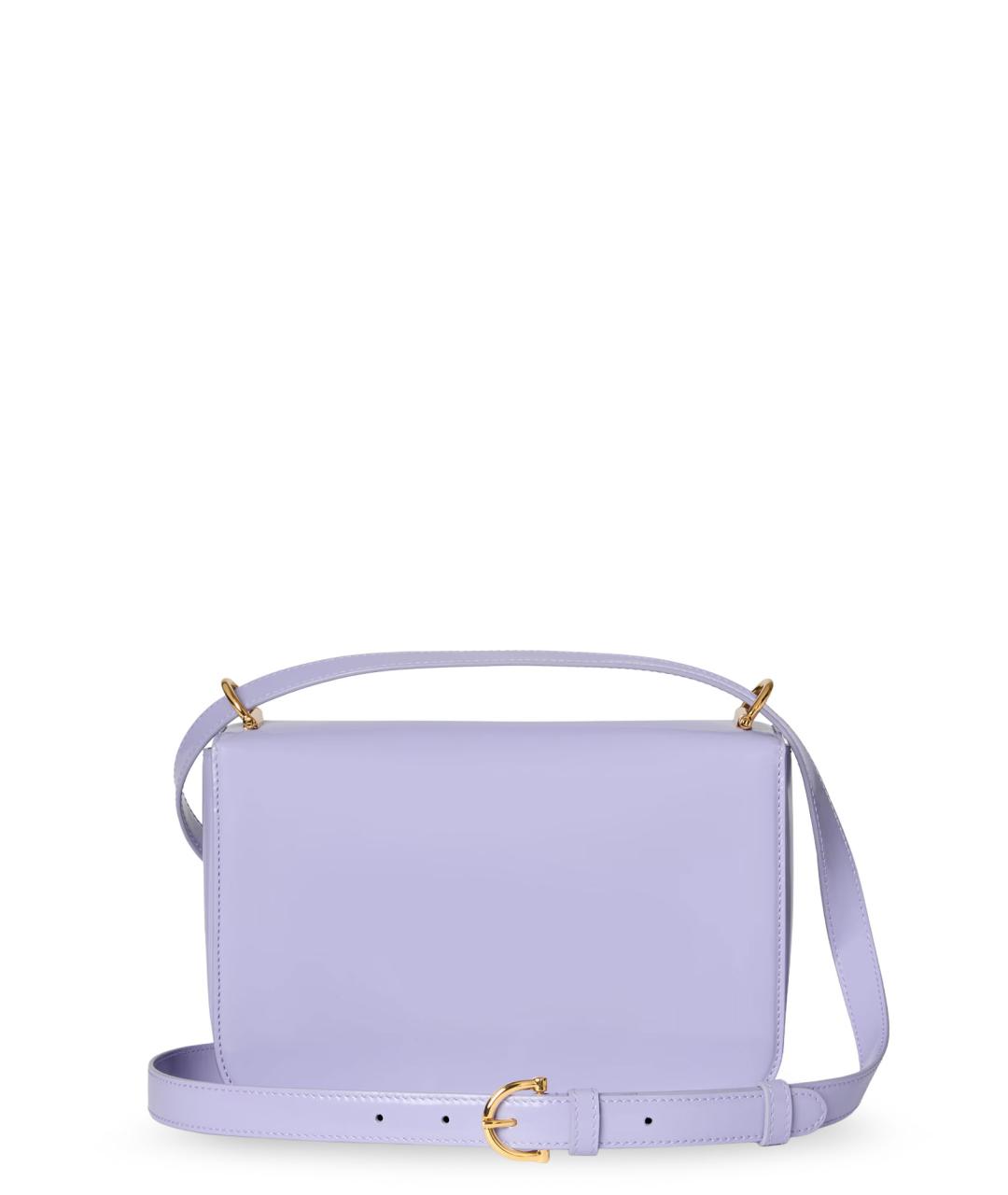 GUCCI Фиолетовая кожаная сумка через плечо, фото 2