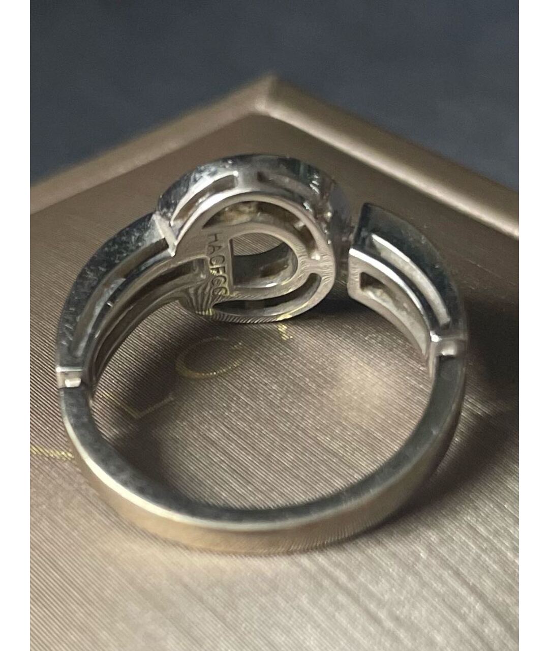 BVLGARI Белое кольцо из белого золота, фото 4