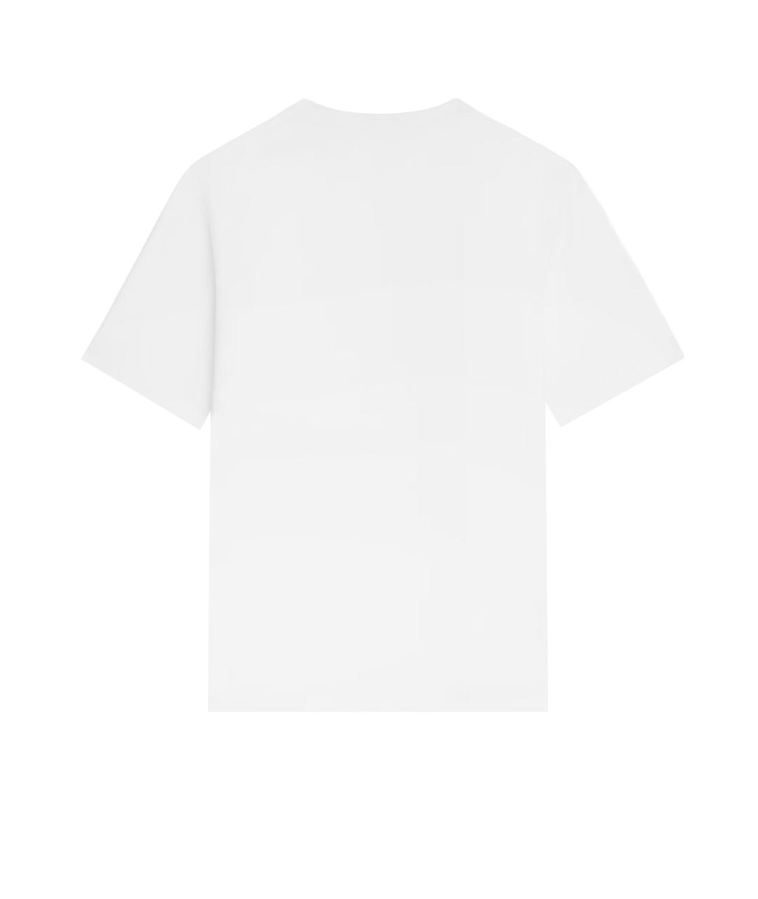 CELINE Белая хлопковая футболка, фото 2