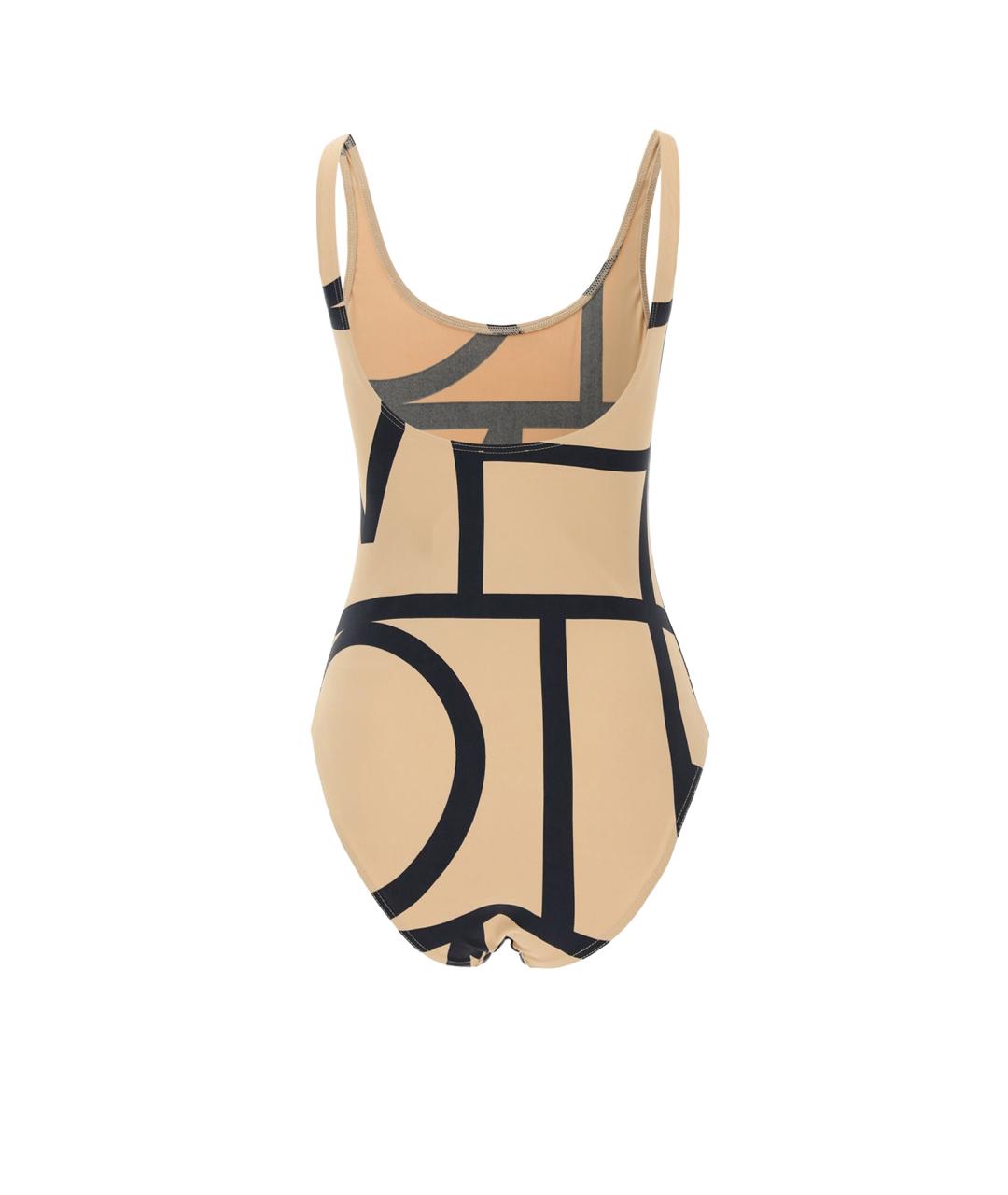 TOTEME Бежевый полиамидовый купальник, фото 2