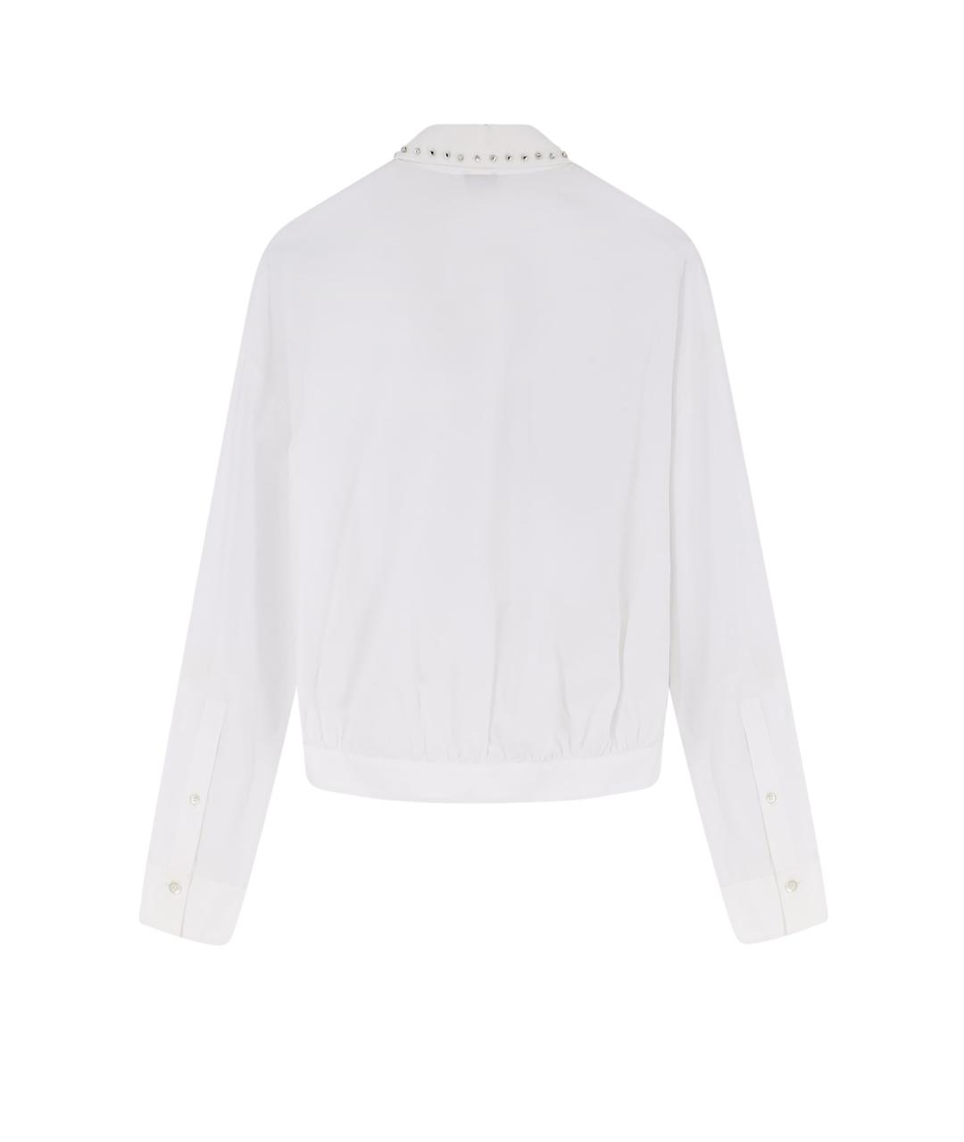 PINKO Белая хлопковая рубашка, фото 2