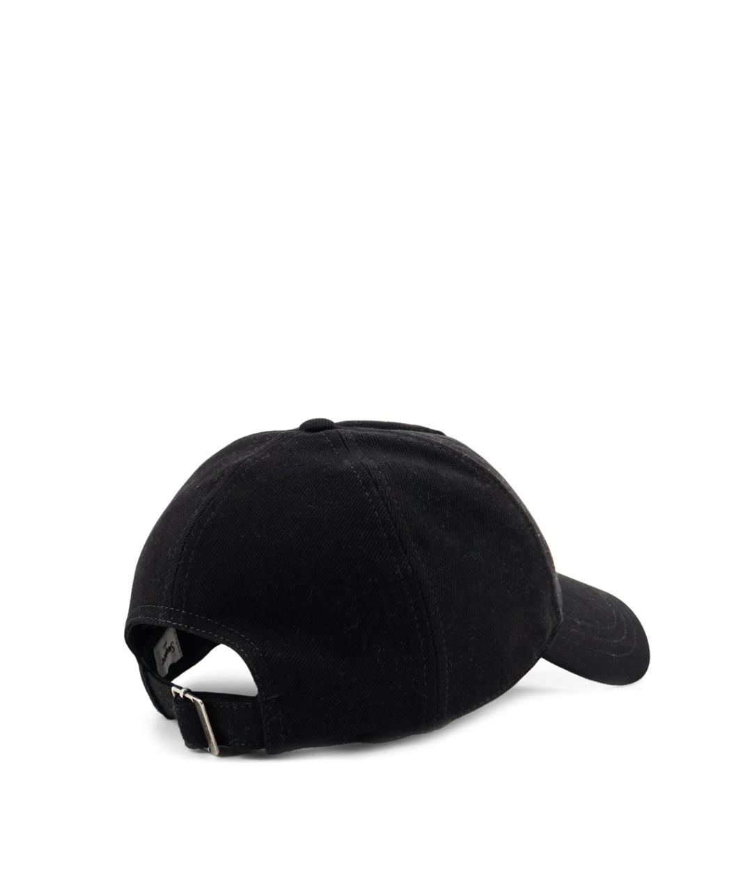 SAINT LAURENT Черная хлопковая кепка/бейсболка, фото 3
